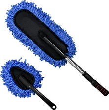 2 PCS Microfiber Car Duster, Scratch Free Auto Exterior Interior Large Dusting