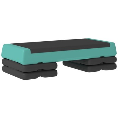 Steppbrett höhenverstellbar Aerobic Stepper mit 3 Stufen (10,5/15,5/20,5 cm)
