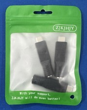 ZJKJHJY USB-C to DC Adapter for Starlink Mini, 3-Pack, Black