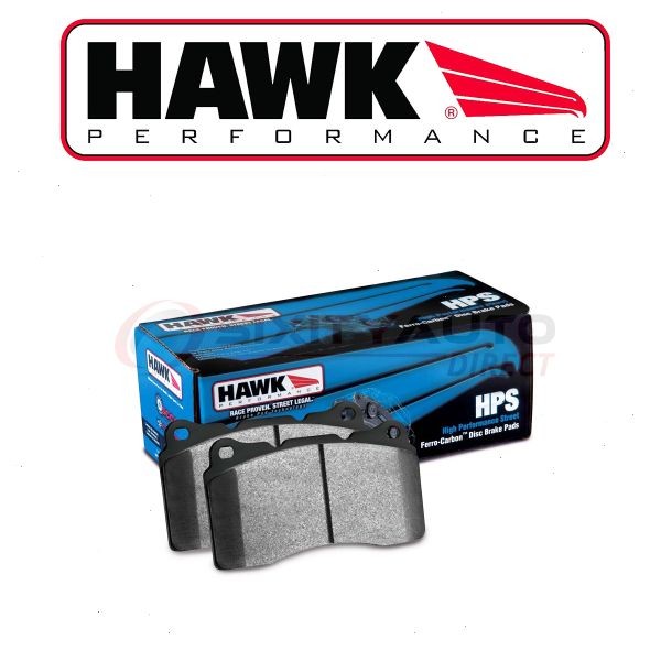 Hawk Front Disc Brake Pad Set for 1990-1992 Ferrari F40 - Braking Stopping ah