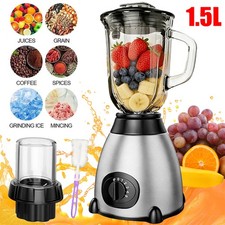 1.5L Blender Smoothie Maker Ice Crusher Mixer Milk Shake Fruit Juicer Vegetables