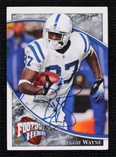 2009 Upper Deck Football Heroes Black Auto 1/1 Reggie Wayne #94 Auto lz7