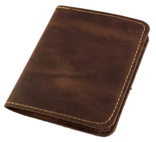 Refillable Leather Pocket Notebook - Mini Composition Cover - Fits Standard 4...