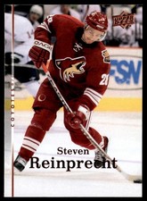 2007-08 Upper Deck Steven Reinprecht Phoenix Coyotes #350