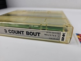 3 Count Bout - Neo Geo MVS Arcade Cartridge SNK 100% Authentic *SECURITY SEAL*