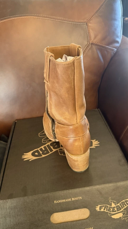 Botas Darcy de cuero para mujer Freebird talla 11 nuevas con caja y bolsa antipolvo Foto 2 de 4