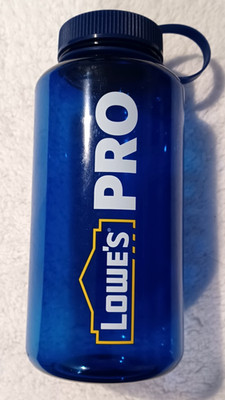 LOWE'S PRO Plastic Water Bottle - 32 ounces - Previously owned, Unused - NICE!!