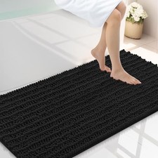 Bathroom Rugs Mat 44x24, Extra Soft Absorbent Chenille Bath Rugs, Non Slip