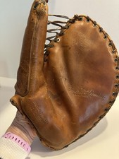 Vintage WWII era Frank McCormick Baseball Mitt US Army Special Services