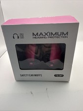 34dB NRR Compact Ear Muffs - Ultimate Sound Protection in Pink  Adjustable Fit