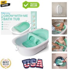 4-in-1 Grow-with-Me Baby Bathtub, Baby Tub for Newborns to Toddler with Remov...