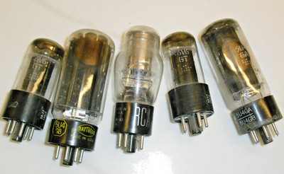 Larger Electronic Tubes Untested GE RCA Raytheon Made in America Look