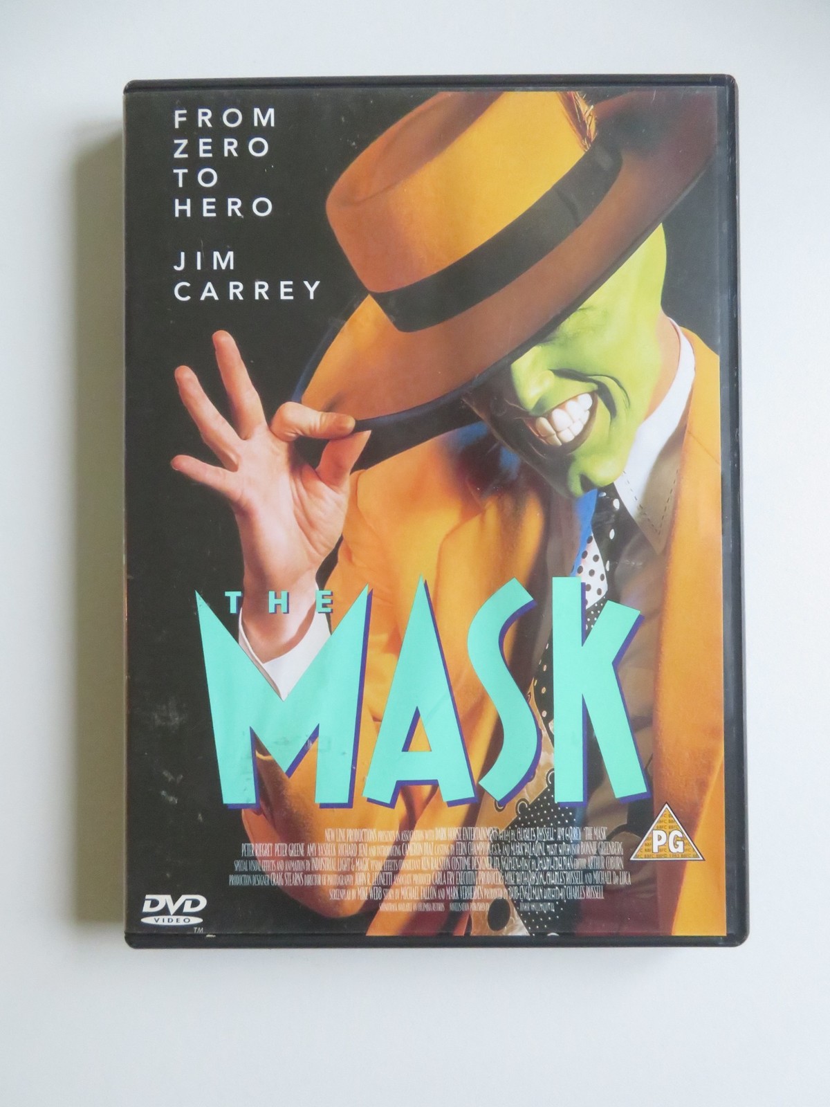 THE MASK (DVD) JIM CARREY CAMERON DIAZ 1994 REGION 2