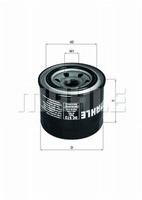 Suzuki Gsxr 750 /R, Bj. 85-87 (GR75A) ÖLfilter Mahle