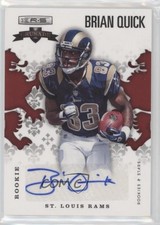 2012 Rookies & Stars Rookie Crusade Red Signatures /199 Brian Quick #32 Auto no9