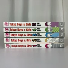 TOKYO BOYS & GIRLS SHOJO BEAT English Manga Complete Set Miki Aihara Vol 1-5 VG