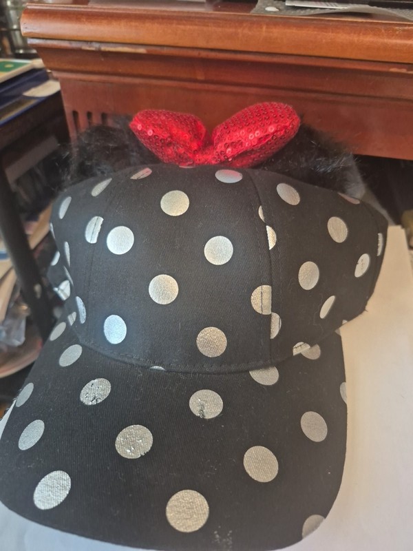 Minnie Mouse Disney Bling Hat New Adult Adjustable