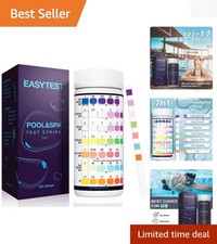 7-In-1 Water Testing Kit - 150 Strips for Accurate Pool  Spa Maintenance