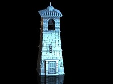 Tabletop Terrain Medieval Fantasy Signal Bell Tower Dnd RPG Wargame Skirmish 28m