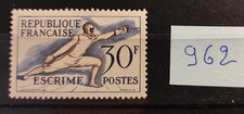 timbre france neuf  année 1953 n° 962 Escrime
