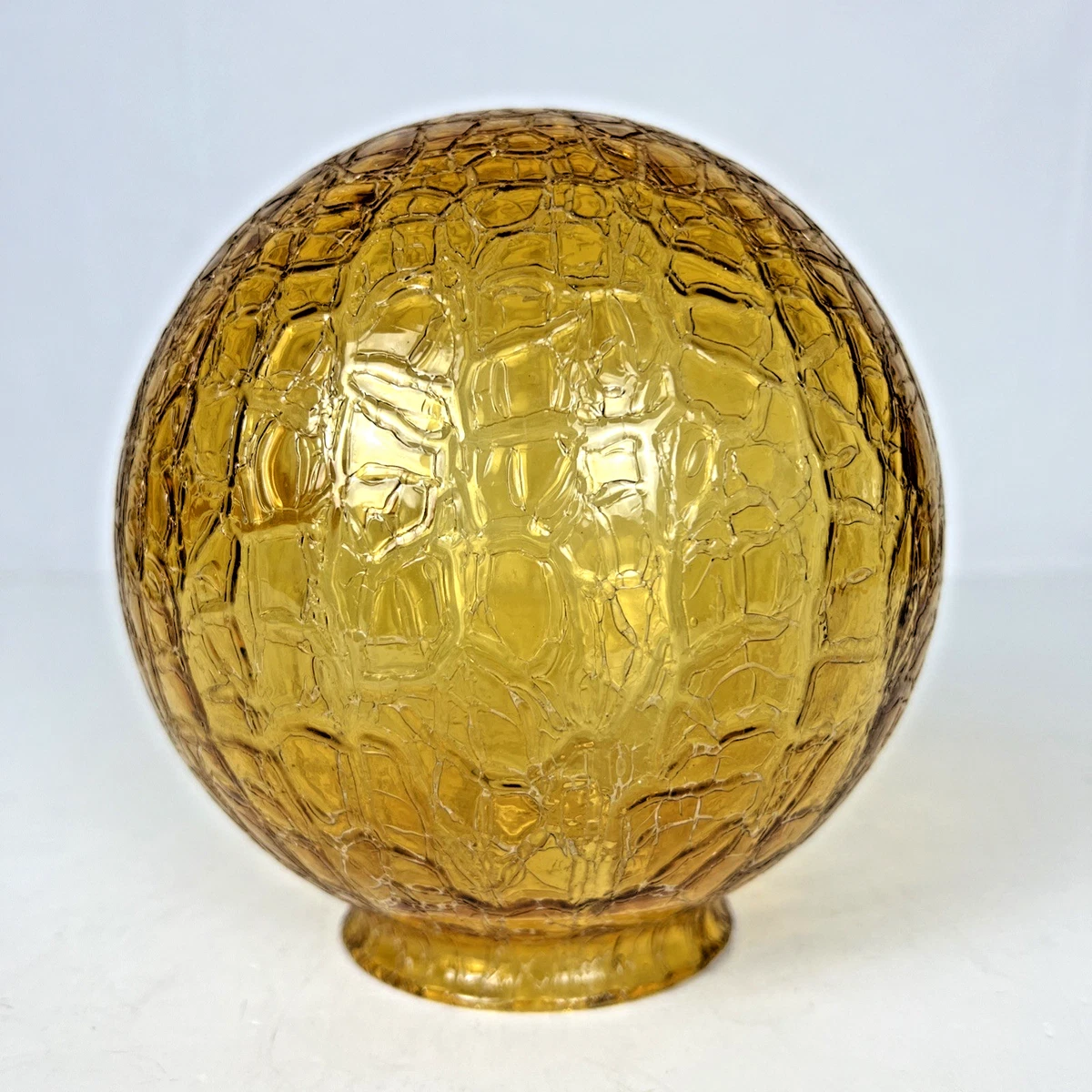Amber Glass Lamp In Collectible Lamp Shades for sale | eBay