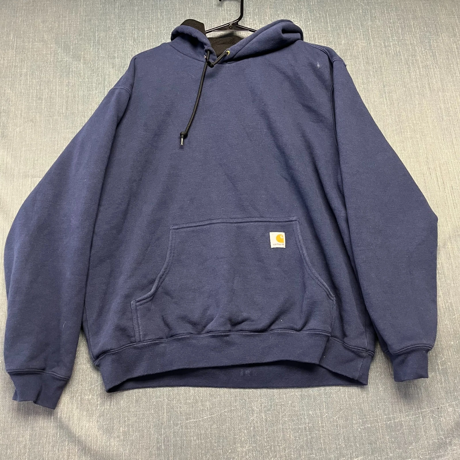 Carhartt J170 Men's Hoodie Size L Blue Thermal Lined Workwear Weighted Pullover
Opens in a new windo