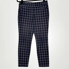 Old Navy Plaid High-Waisted Pixie Skinny Ankle Pants Women's Size 2 Petite