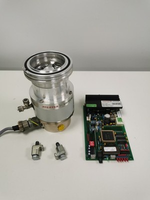 Balzers Pfeiffer TPD 022 Vacuum Turbo Pump DN63 ISO-K & TCP035 Drive Controller