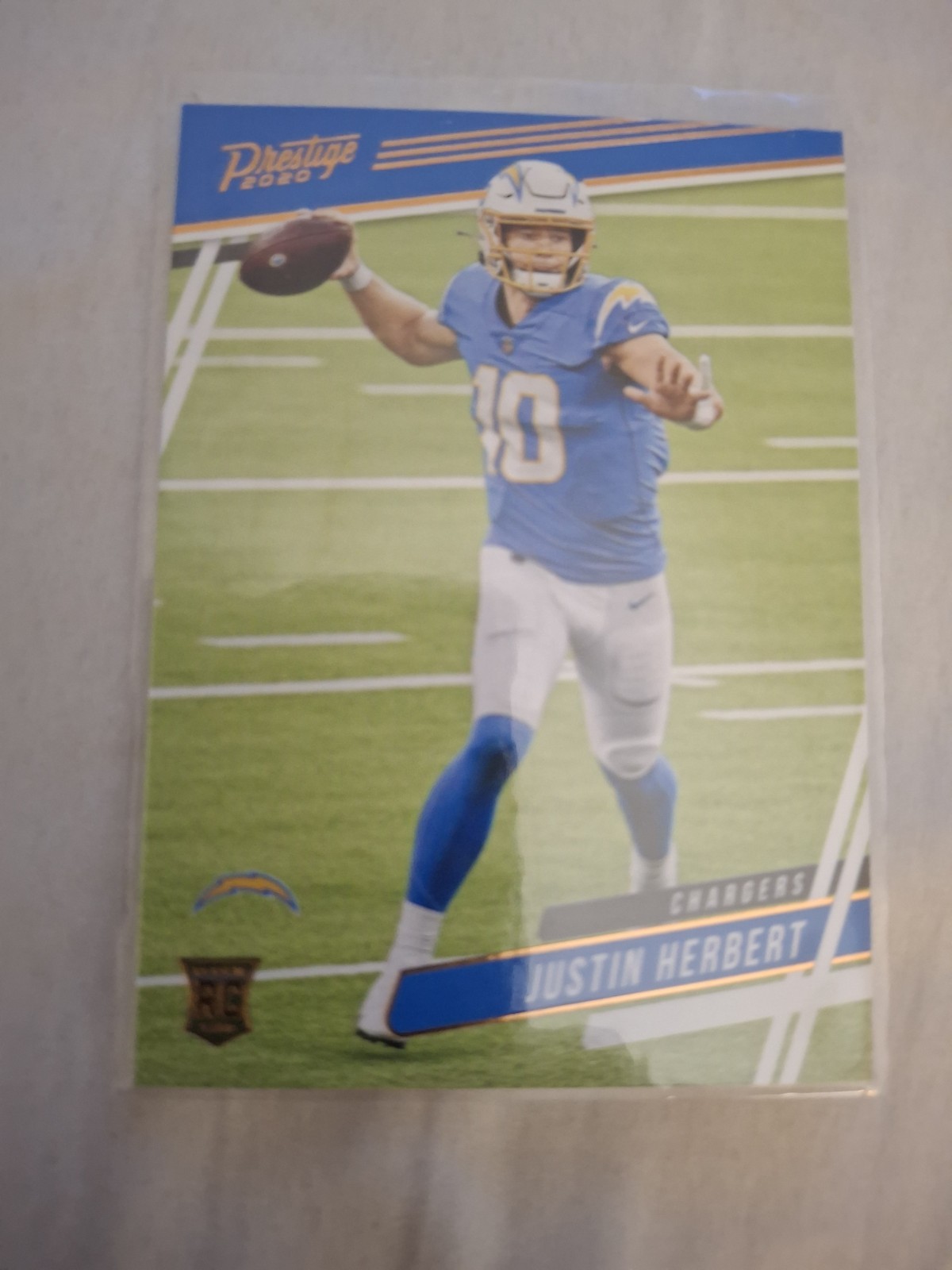 2020 Panini Chronicles Prestige Justin Herbert RC #303 Rookie Chargers