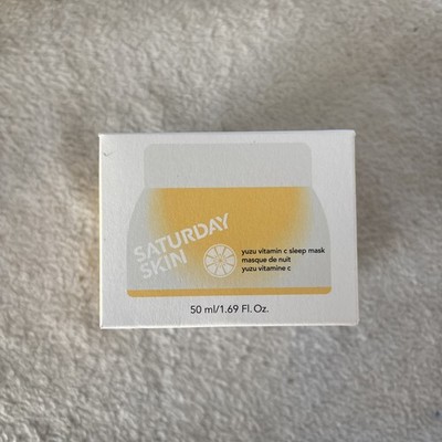 SATURDAY SKIN Yuzu Vitamin C Sleep Mask: Glow & Renewal RETINOL 1.69oz 