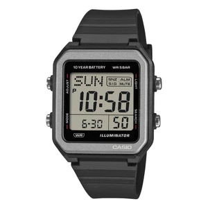 CASIO W-221H-1AJF Digital Watch Black Resin Alarm Chronograph Water Resist Timer
