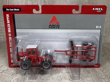 1/64 Ertl Massey Ferguson 1505 4WD Tractor w/ Mulch Ripper Diecast Set