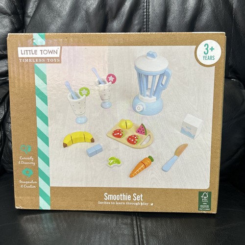 Aldi Little Town Wooden Smoothie Set Kid’s Toy Kitchen eBay