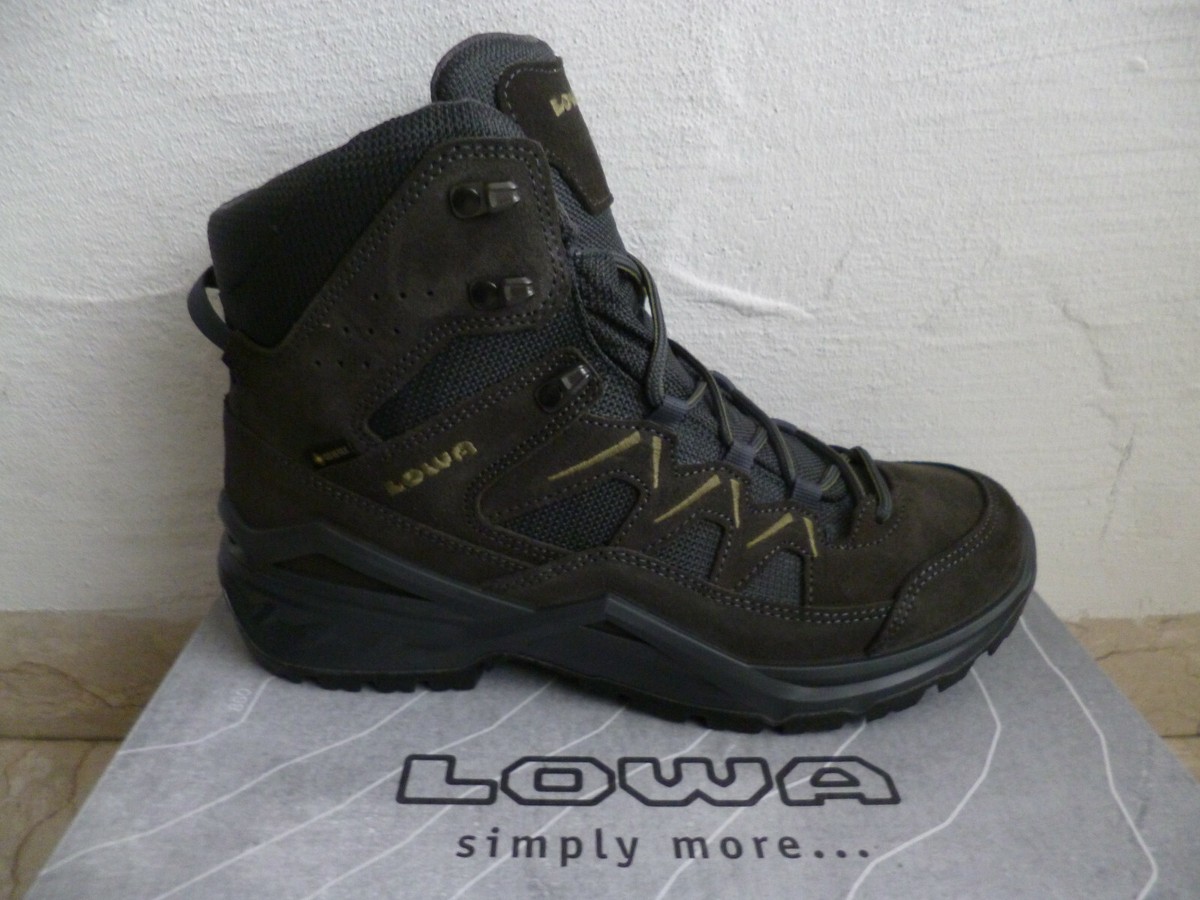 Lowa Sirkos GTX Herren Wanderschuhe Trekkingschuhe Wanderstiefel Leder grau NEU eBay