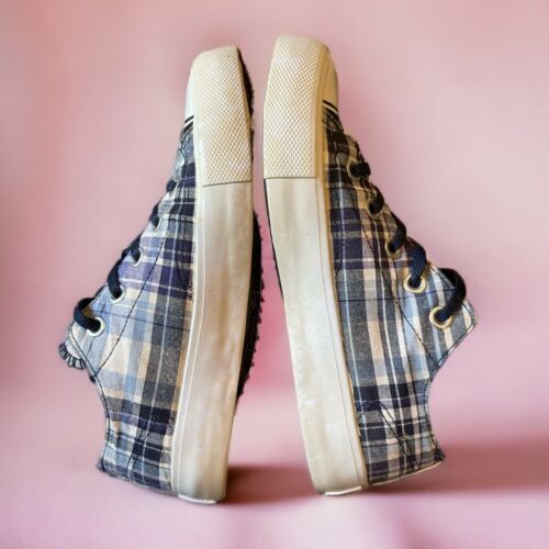 Zapatos informales para mujer Airwalk talla 6,5M zapatillas de patineta azul marino y blanco a cuadros - Imagen 20 de 24
