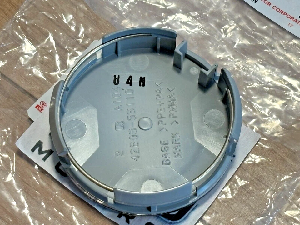 Lexus Genuine IS350 RC-F Black Wheel Center Cap 4 Pieces Set 42603-53110 OEM JDM Foto 3 de 4