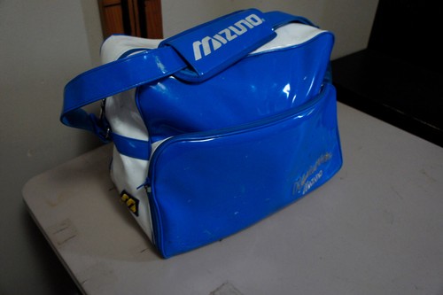 Vintage Mizuno World Win PVC Vtg Baseball Golf Gear Athletic Gym Bag Duffle - Picture 4 of 14