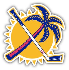 Florida Panthers NHL Hockey Sun Car Bumper Sticker Decal - 3'' or 5''
