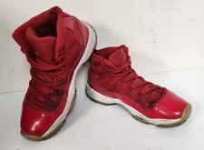 Nike Air Jordan 11 378038-623 Red Boys Shoes, Size 6Y