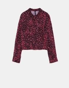 red black leopard print top