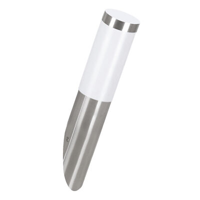 Offset IP44 Außen Wandleuchte Edelstahl 1 x 12W E27 Leuchtmittel Veranda Lampe