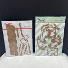 Spellbinders GLIMMER OF THE MONTH Paisley Floral Dec 2020 Hot Foil Plates