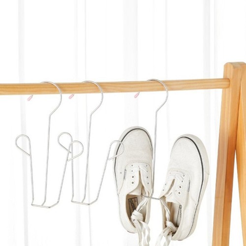 Hanging Shoe Rack Stainless Steel Drying Shoe Hook New Shoe Drying Artifact - Picture 7 of 8