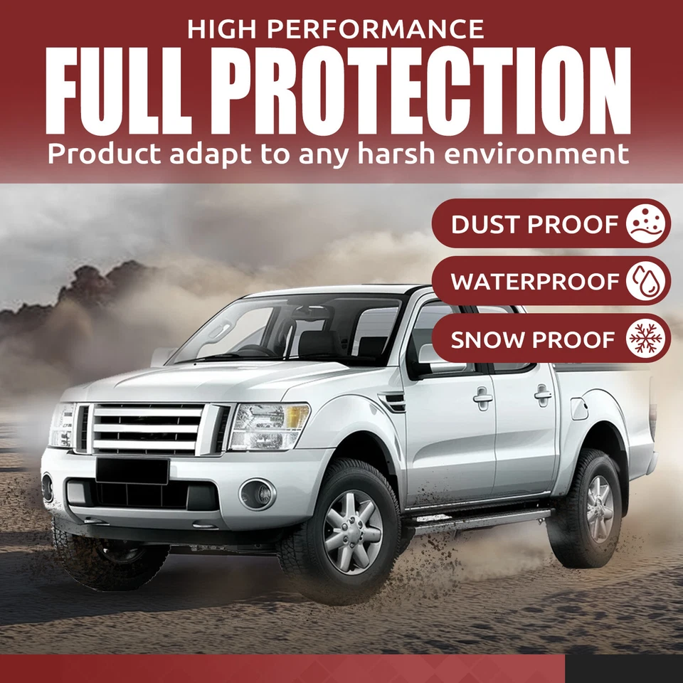 NOVO Para Ford Ranger 2006-2012 Capô Almofada Isolante 1/2" Com Clipes Preto - Imagem 4 de 4