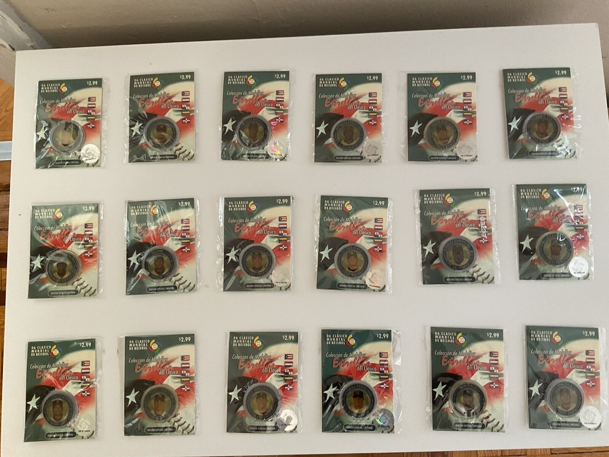 2006 ( 1st World Baseball Classic) 18 Unopen All-Star Coins & Coin