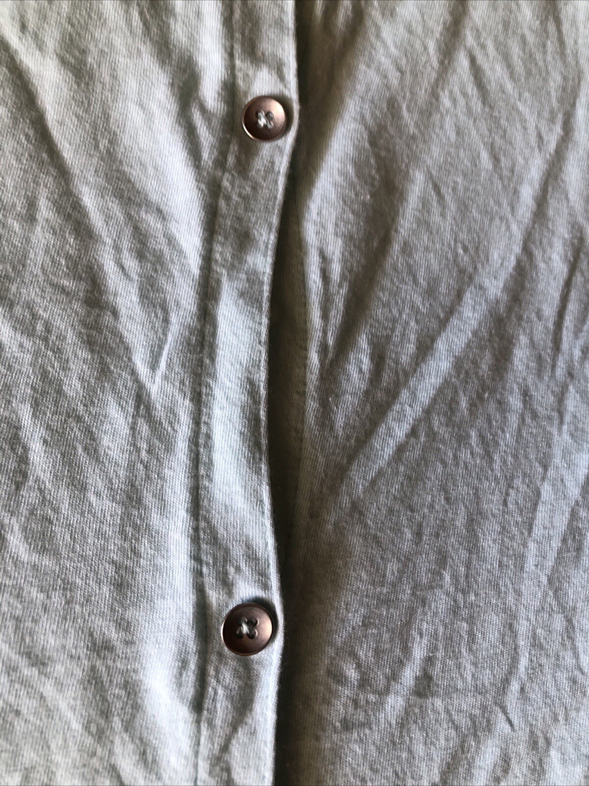 EXPRESS SMALL turquoise Top Button Back CUTE - image 2