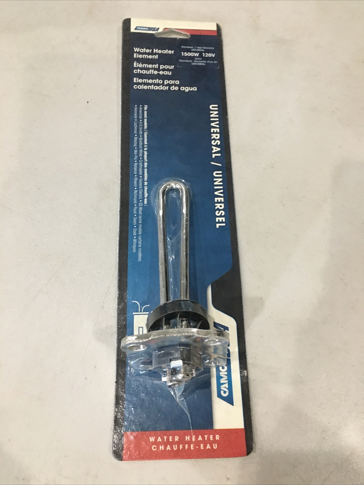 CAMCO 04363 1500w 120v Universal Flange Water Heater Element for sale  online | eBay