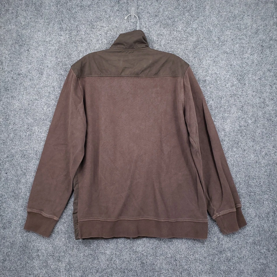 Chaqueta Banana Republic Hombres M Mediana Marrón Safari Granero Campo Abrigo Viaje Cremallera Completa Foto 2 de 4