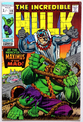 Incredible Hulk #119 Vol 1 - Marvel Comics - Stan Lee - Herb Trimpe