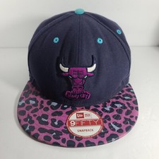 New Era 9Fifty Chicago Bulls Windy City HWC NBA Purple And Blue Snapback Cap